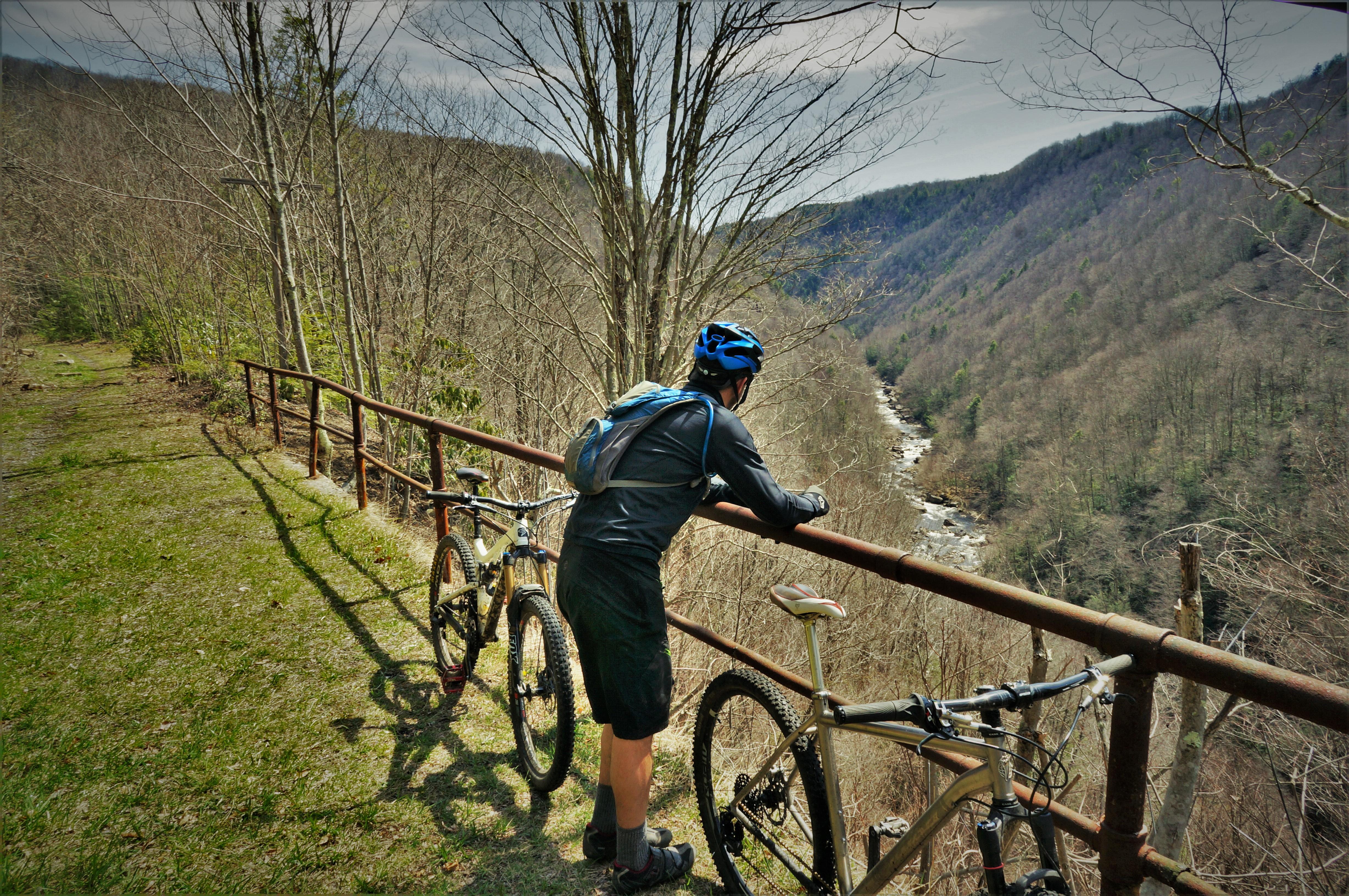 Overlook the Blackwater Canyon on the Allegheny Highlands Rail Trail